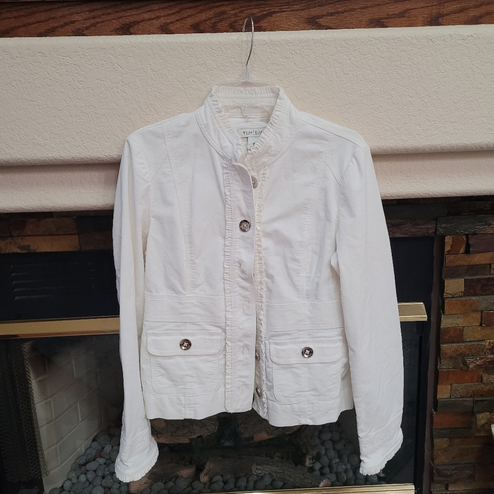 Black and White Brand White jacket  size 8